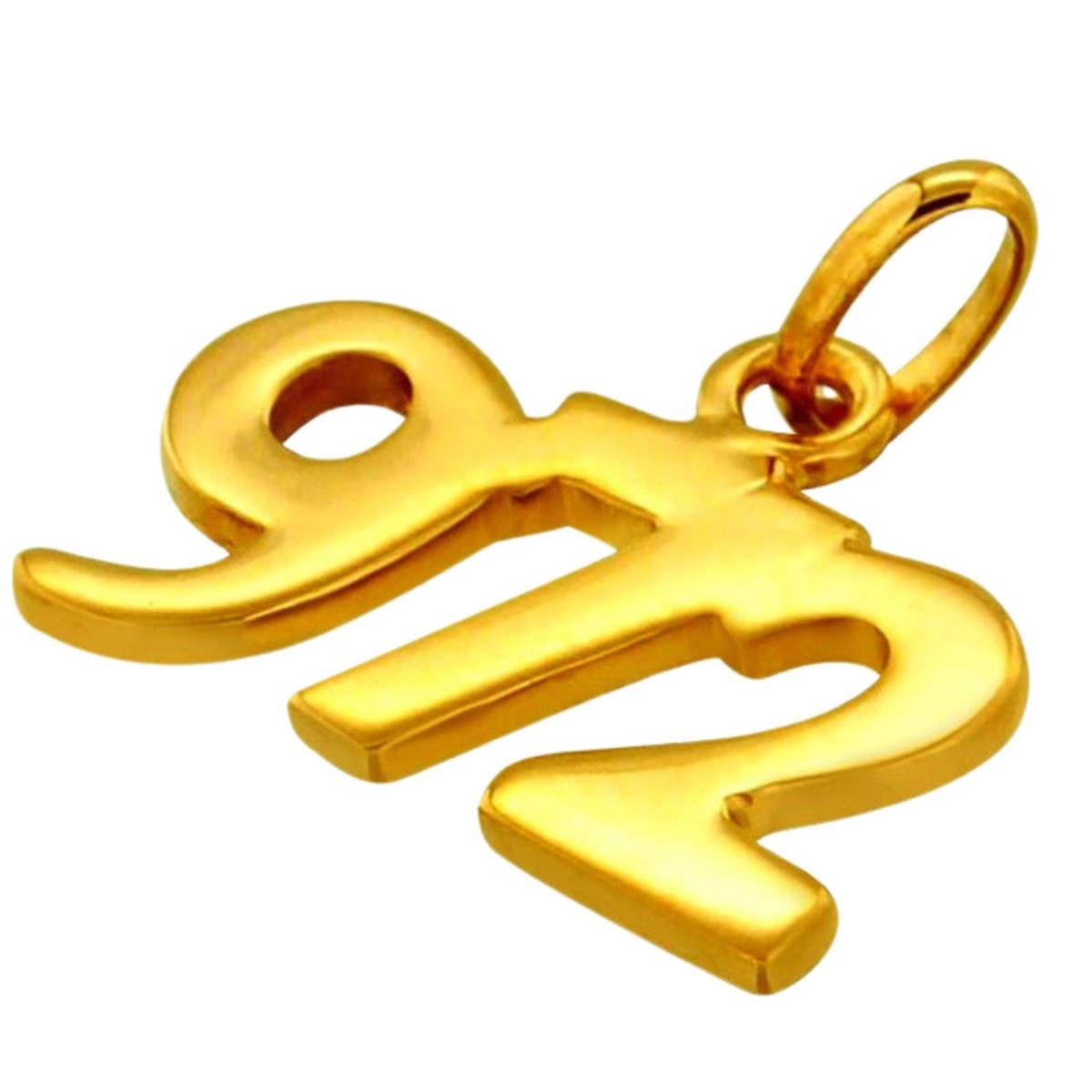 Pendentif 972 97-2 97 - 2 Ile de Martinique en plaqué or + chaîne