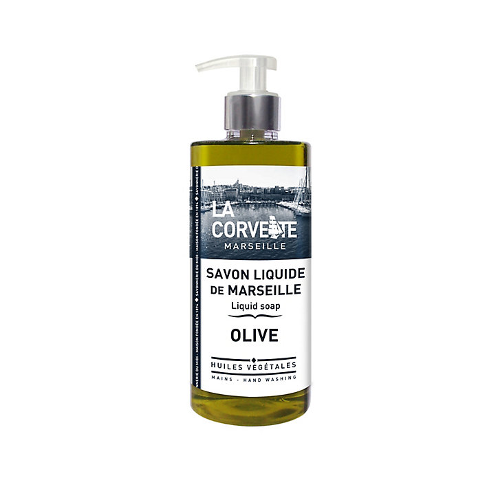 Savon de Marseille liquide La Corvette Savonnerie du midi olive 500ml