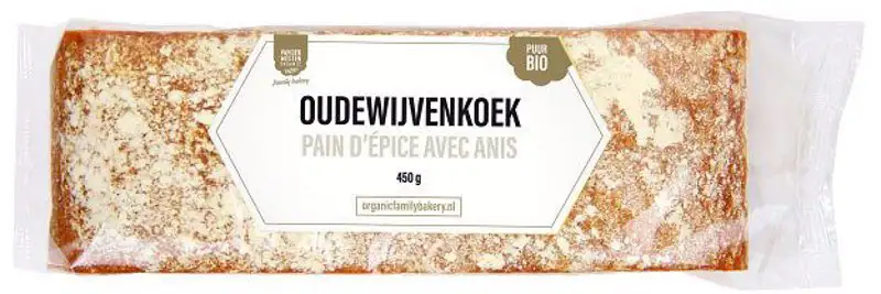 Oudewijvenkoek Bio (per stuk)