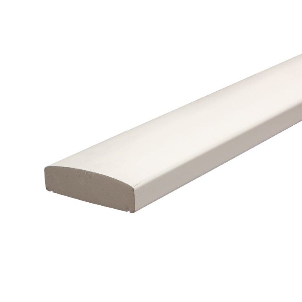 LEDESTANG PLUS TIL STOLPE 9X9CM HVIT 114X34X2100 MM