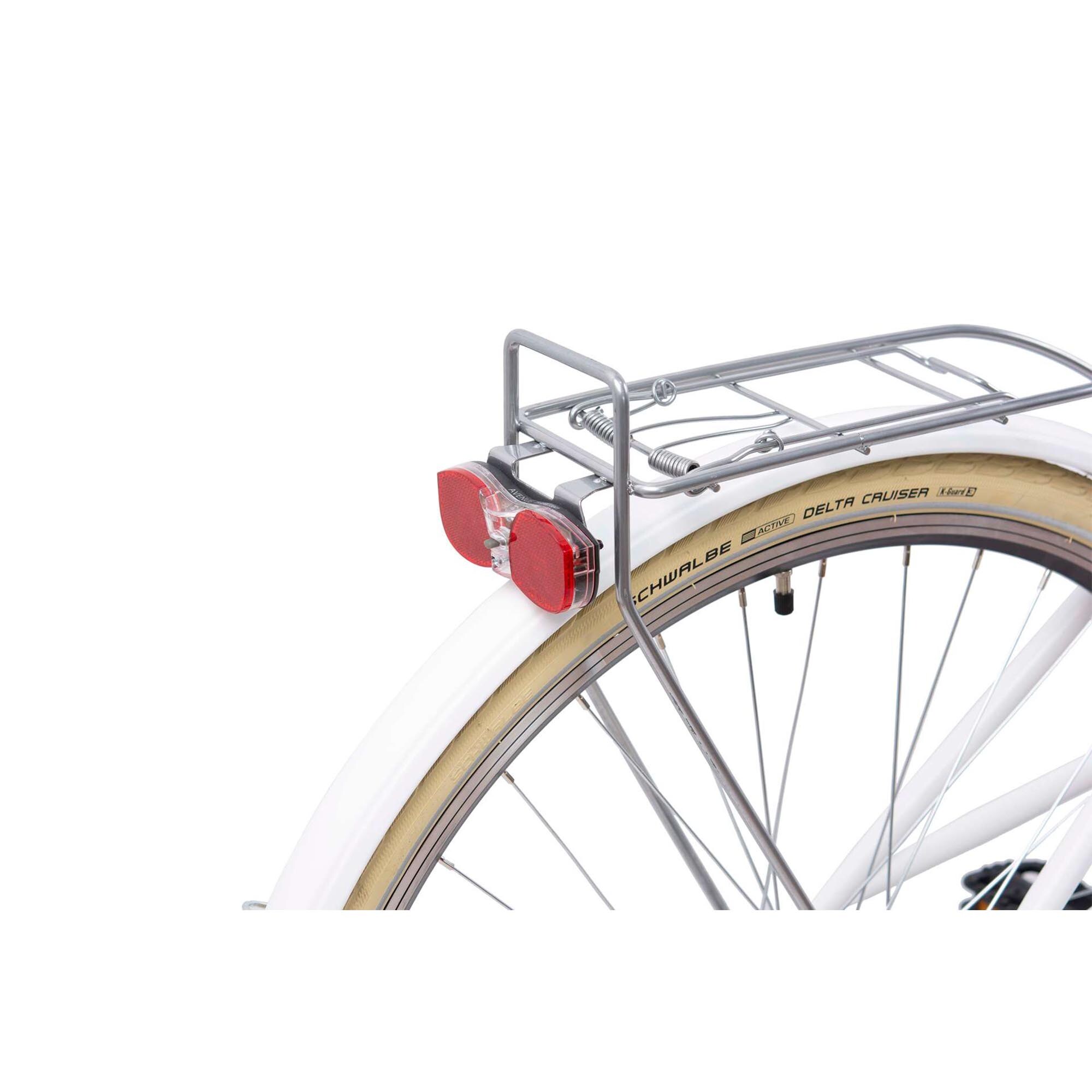 KCP Old City Damen Fahrrad 28 Zoll Citybike Urban Bike mit 3 Gängen Cityrad Stadtrad 155 - 170 cm weiß 48 cm