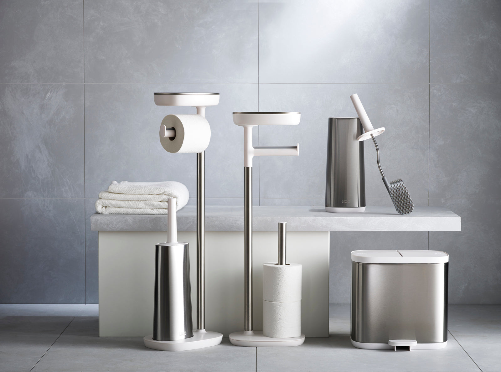 Joseph Joseph - Flex Toiletborstel Set van 2 Stuks