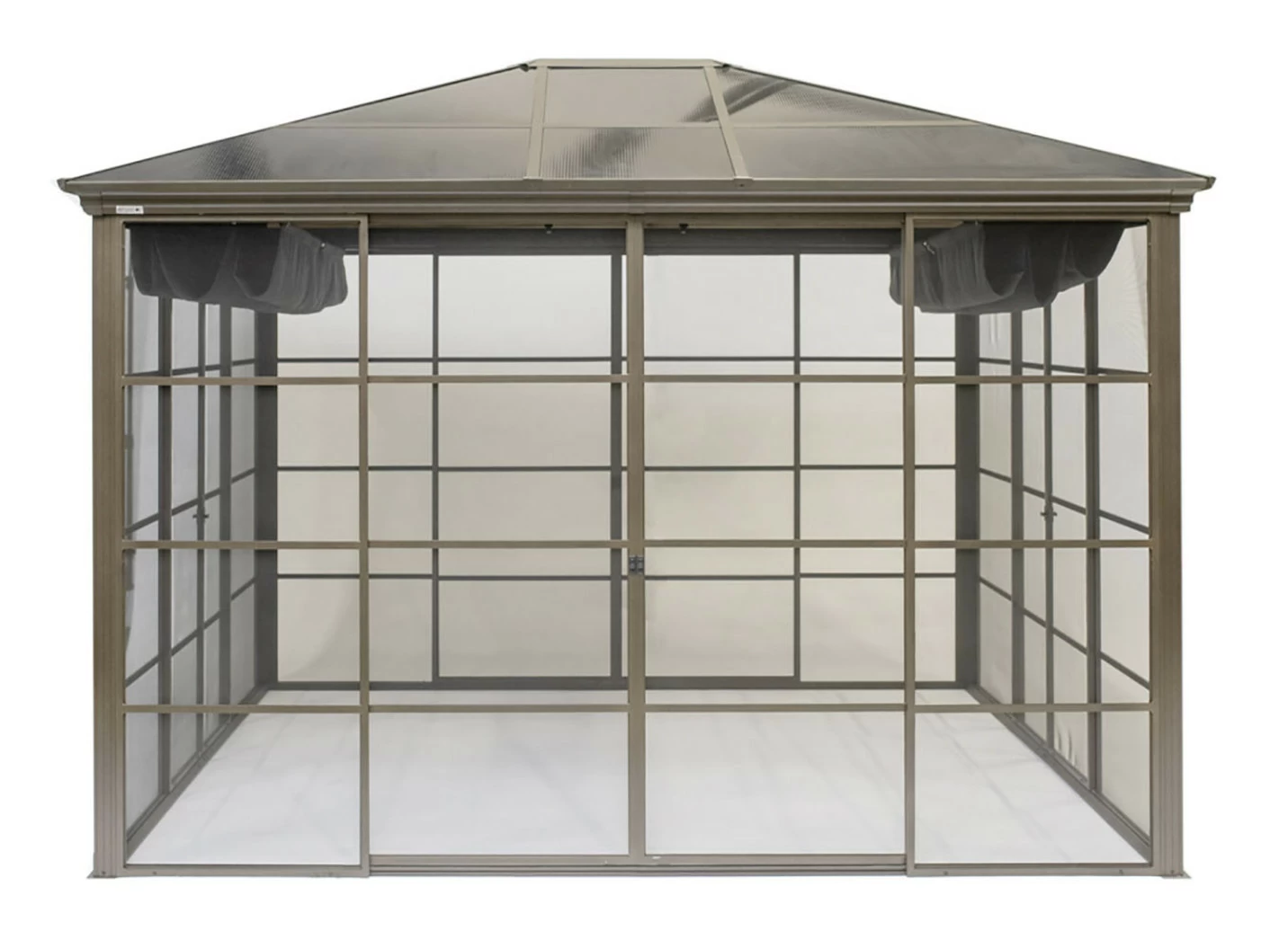 SOJAG Aluminium Pavillon Castel in edlem Bronzeton