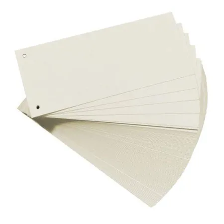 Herlitz Trennstreifen Manila-Karton, weiß, 100 Stk.