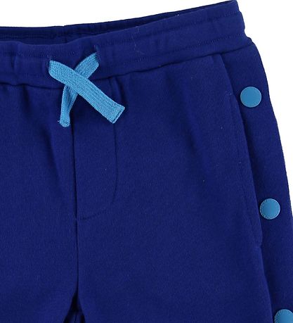 Stella McCartney Kids Sweatshorts - Blau m. Knöpfe