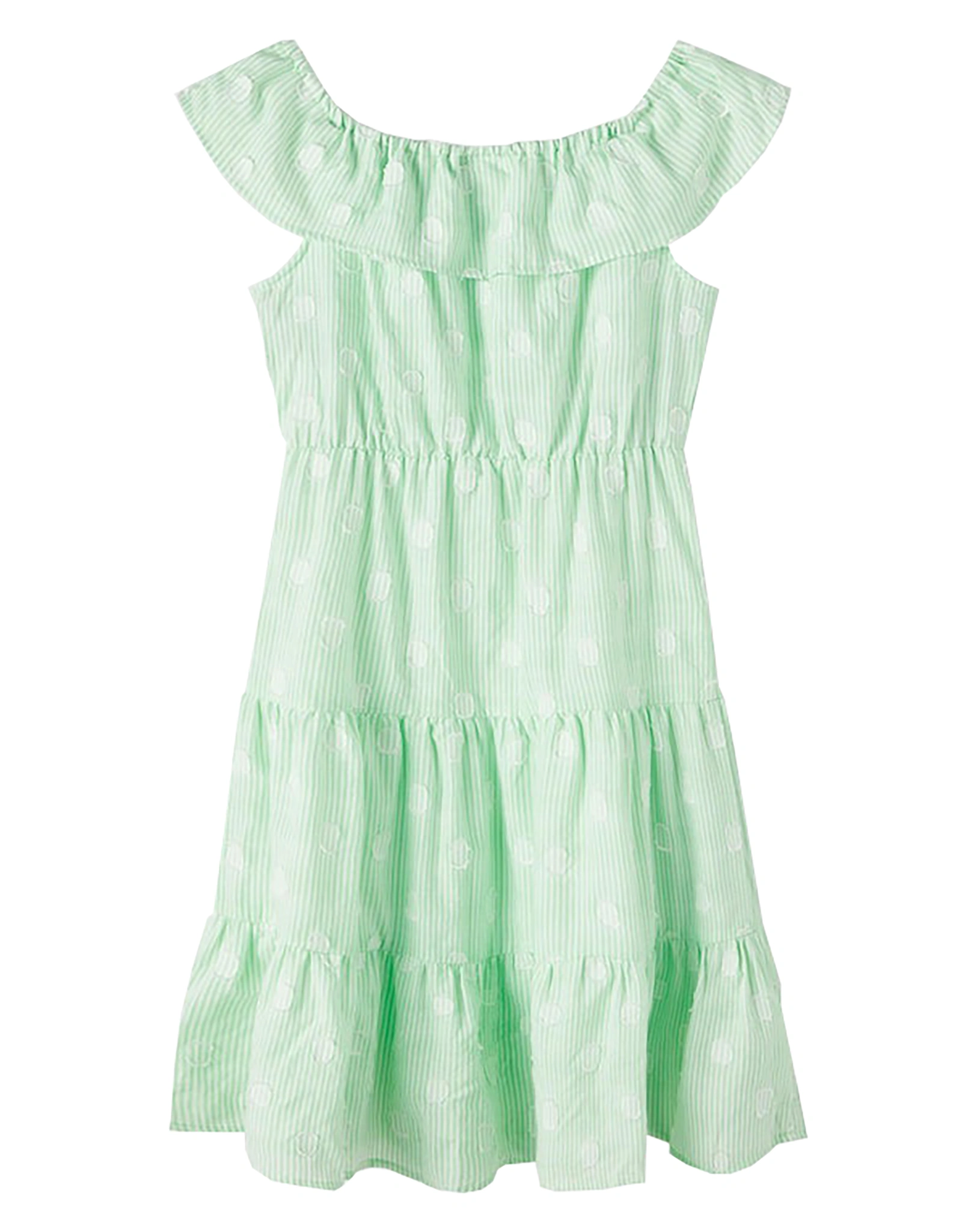 Kleid NKFFIDOT in green ash