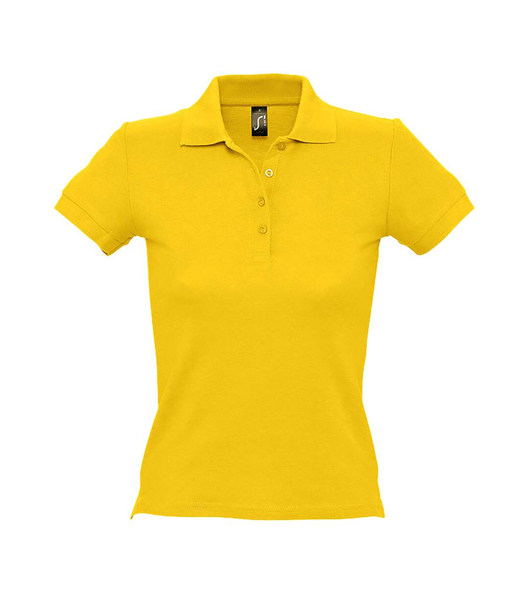 SOLS - Polo manches courtes PEOPLE - Femme (Jaune) - UTPC319