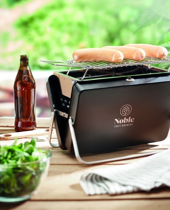 GiftRetail MO6358 - BBQ TO GO Barbecue portable et support
