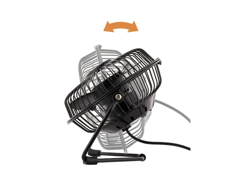 DELTACO GAM-054 - Køleventilator - på bord - USB - sort