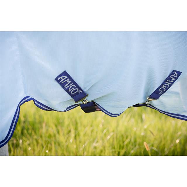 Vliegendeken Horseware Amigo Bug Rug XL Lichtblauw-blauw