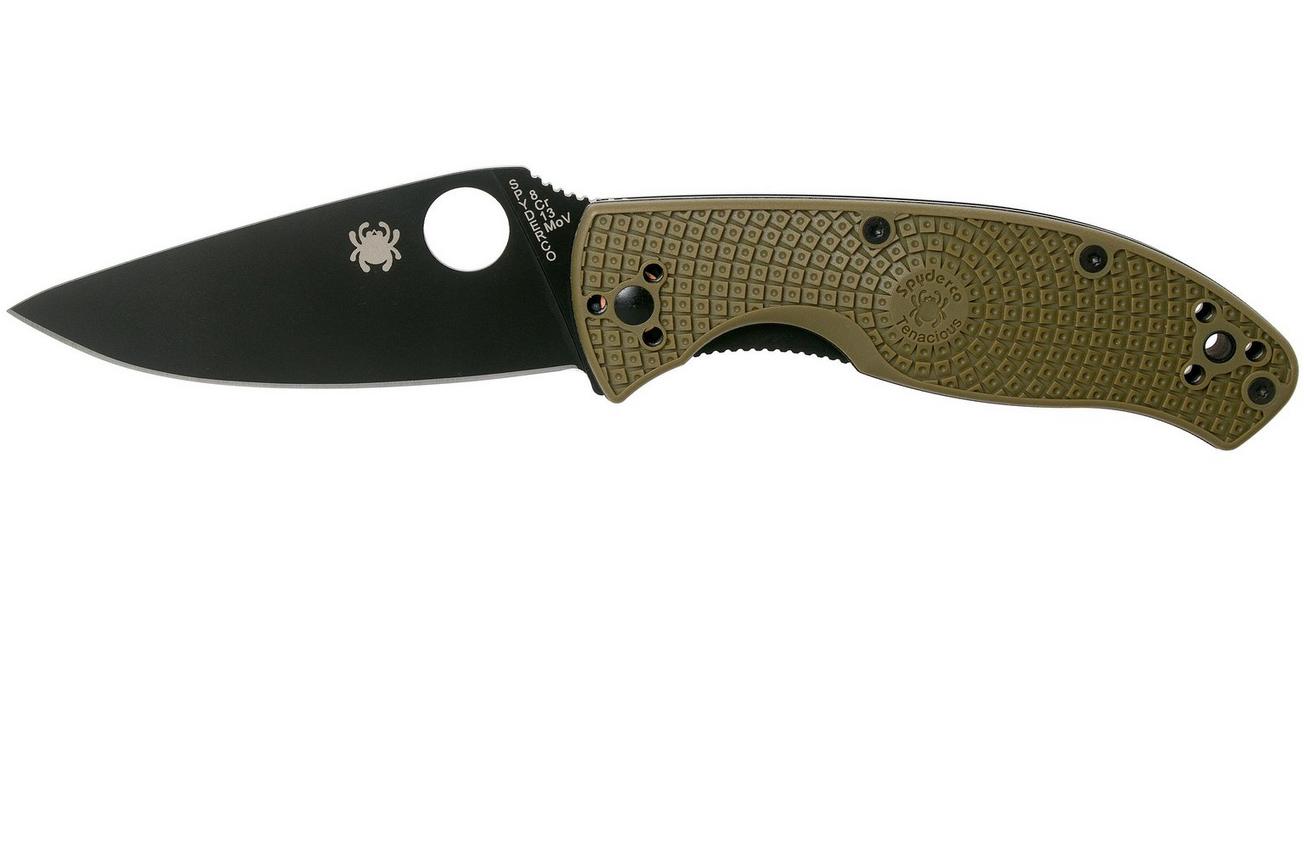Spyderco Tenacious Lightweight OD Green Black C122PODBK FRN zakmes