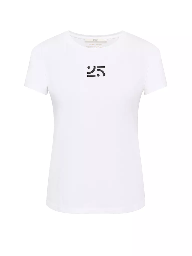 LANIUS T-Shirt  weiss