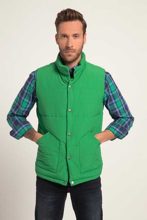 Steppweste, Outdoor, Stehkragen, Zipper