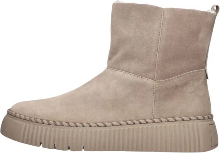 GABOR Enkelboots Dames 542 Maat: 42 Materiaal: Suède Kleur: Beige