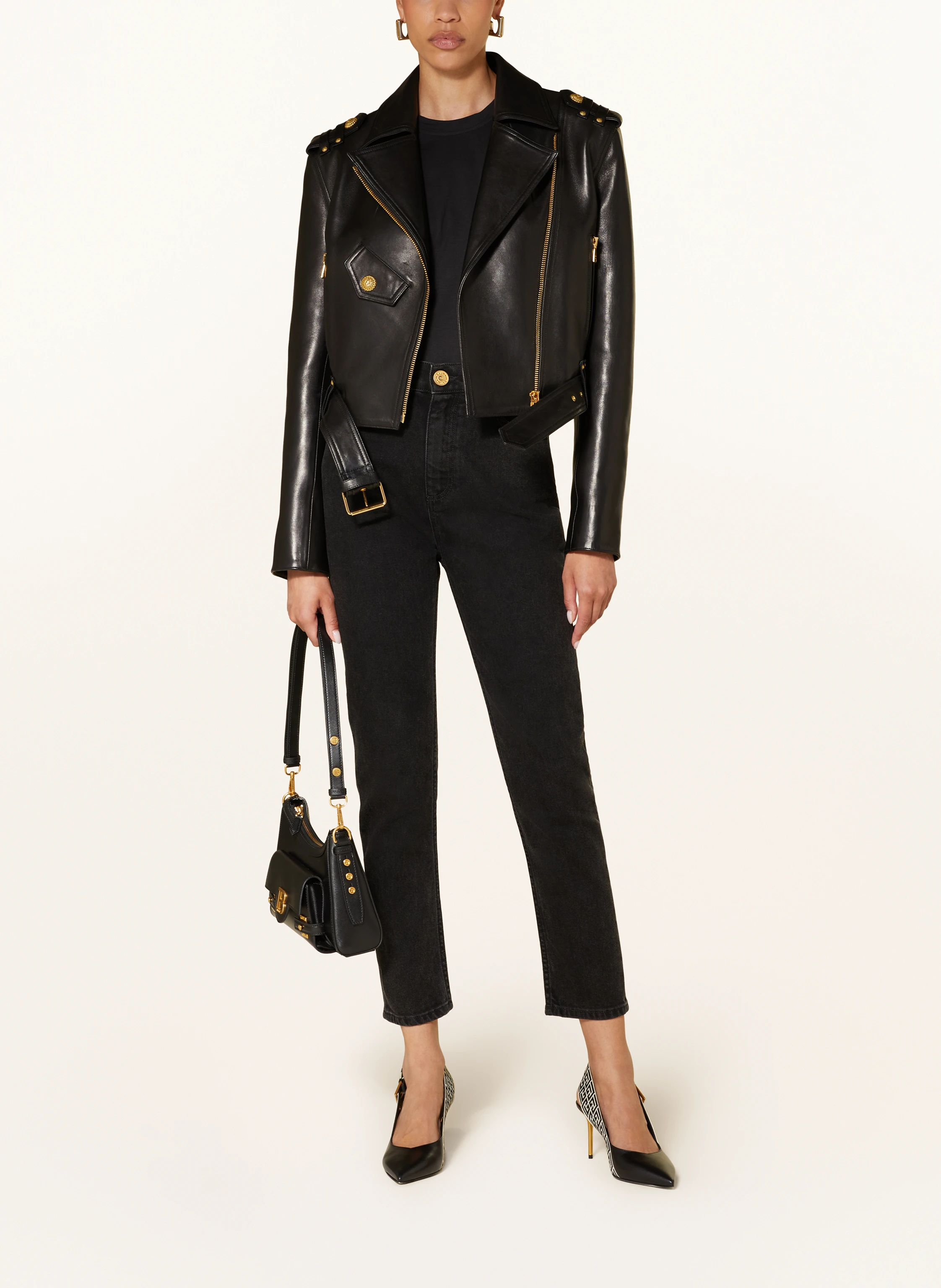 BALMAIN Lederjacke