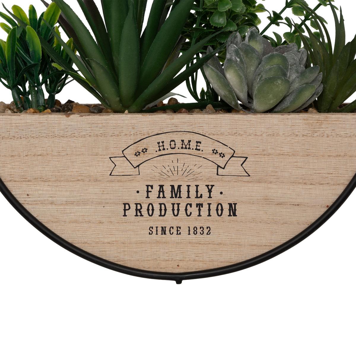 PLANTE POT SUSPENDU ROND BOIS KRIST D.20CM