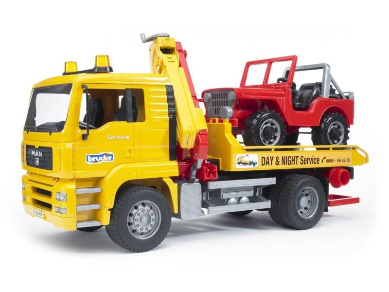 Bruder Spielwaren Lastwagen MAN TGA Abschlepp-LKW Massstab 1:16