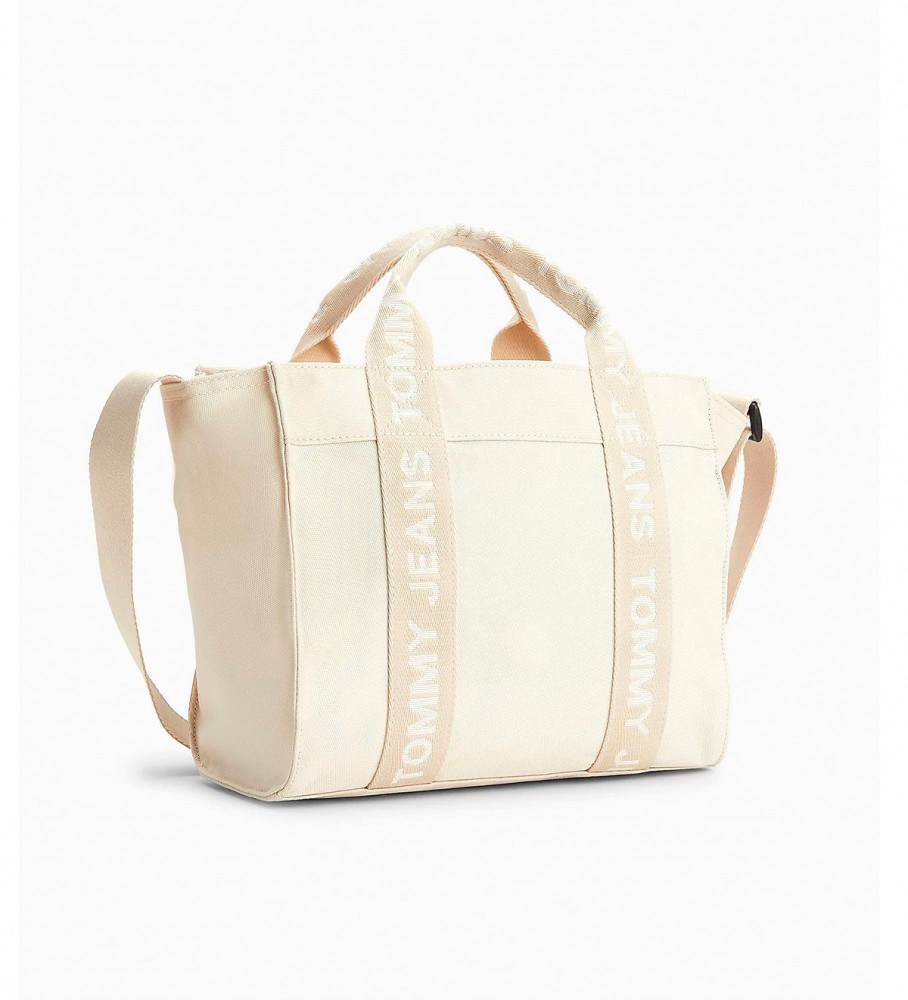 Bolsa Tote Essencial Tommy Jeans Bege - 26x13x21cm