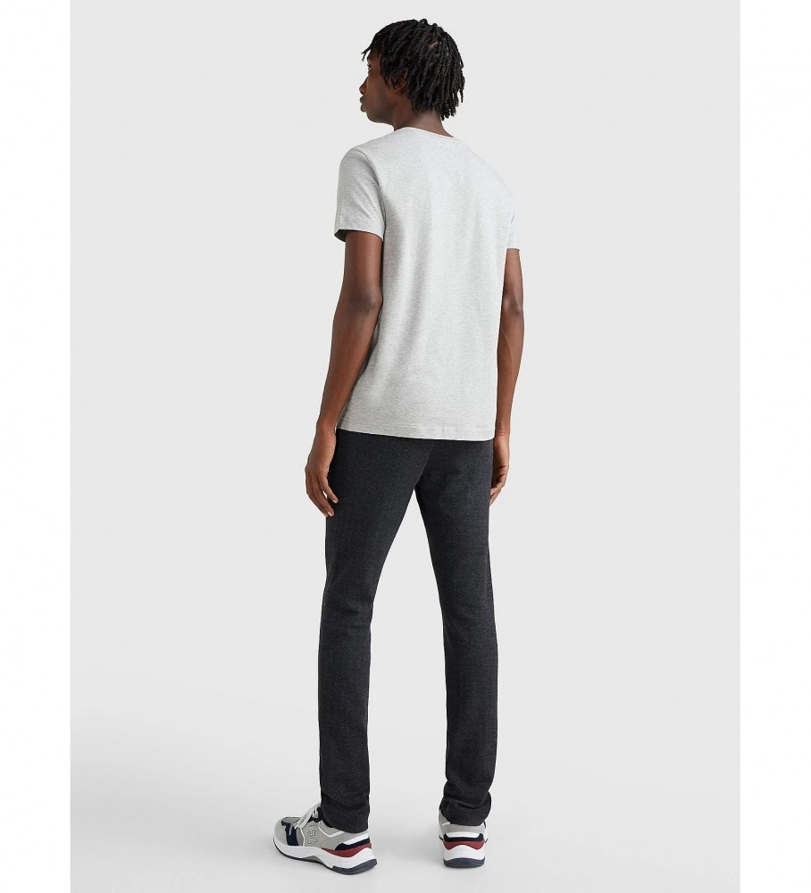 Camiseta Tommy Hilfiger TH Flex Slim Fit Cinza