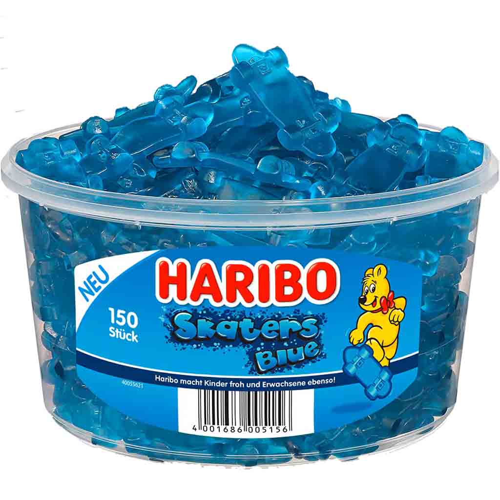 Haribo Skaters Blue 150er 1200g MHD:30.5.25