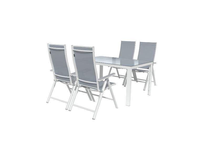 Aluminium tuinset Houston 5-delig