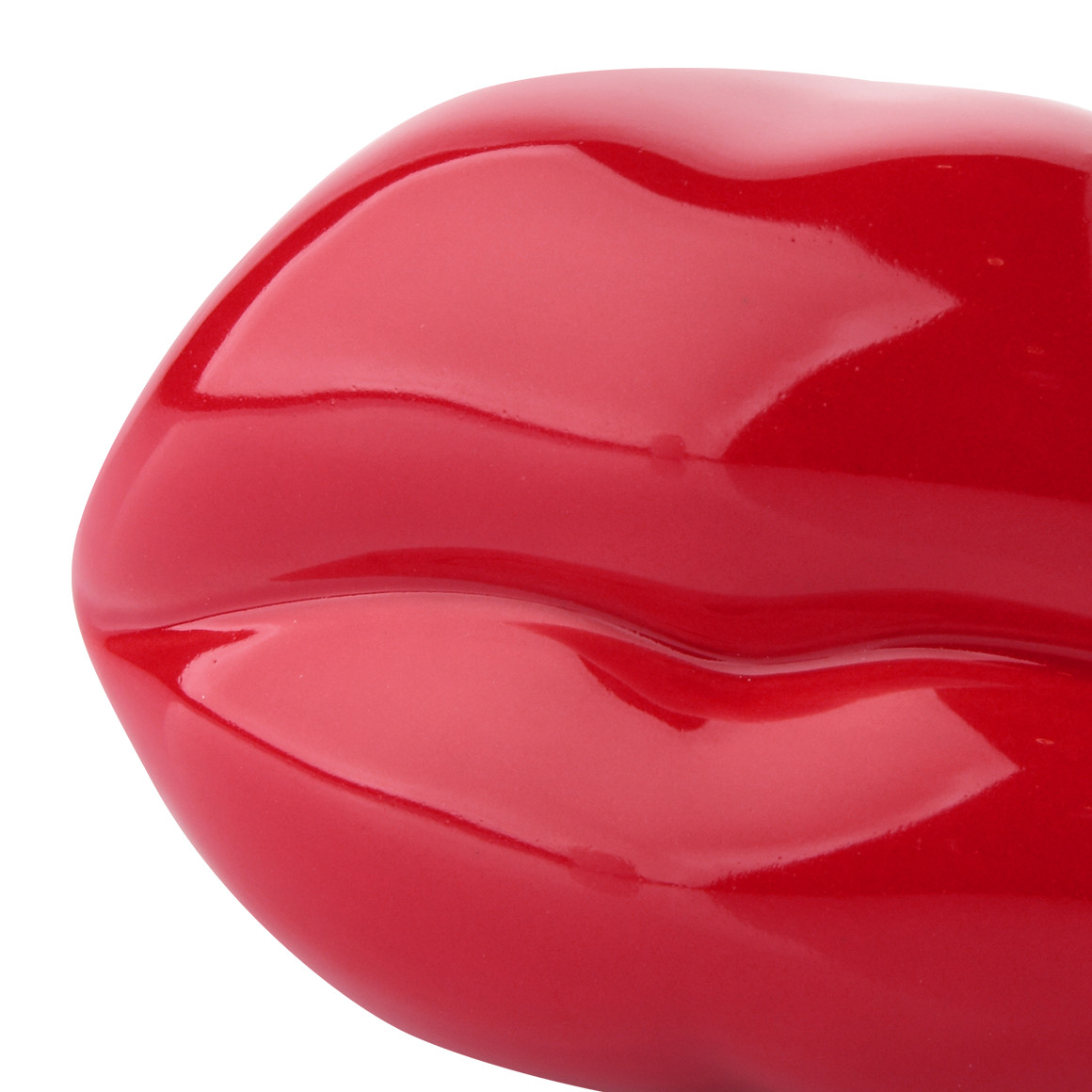 Deko-Aufsteller in Lippen-Form rot