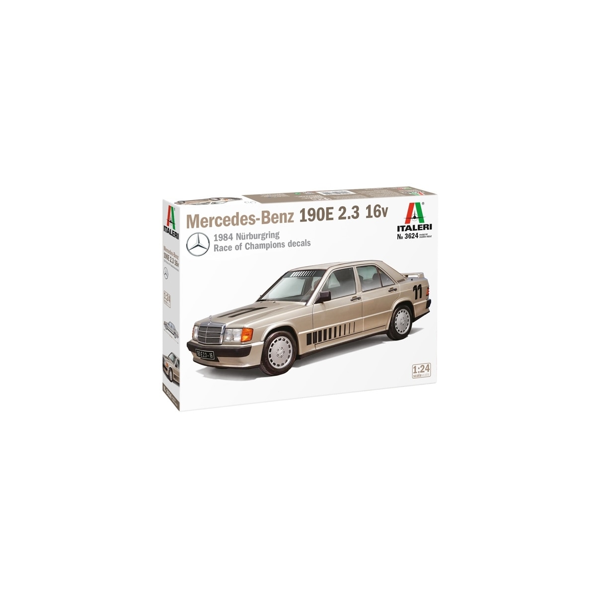 ITALERI 1:24 - Mercedes-Benz 190E 2.3 16v