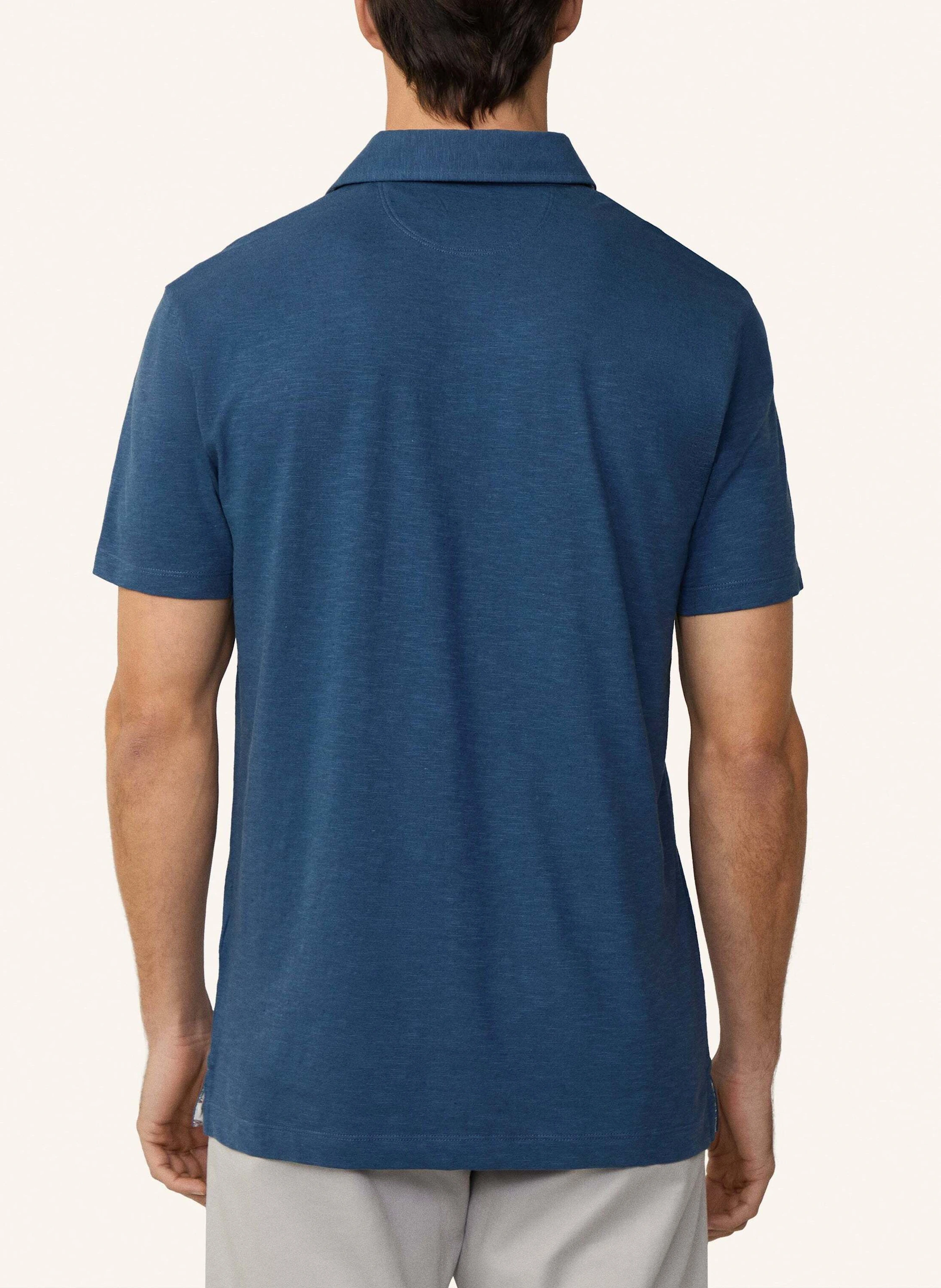 HACKETT LONDON Poloshirt SWIM PALM COTT LINEN