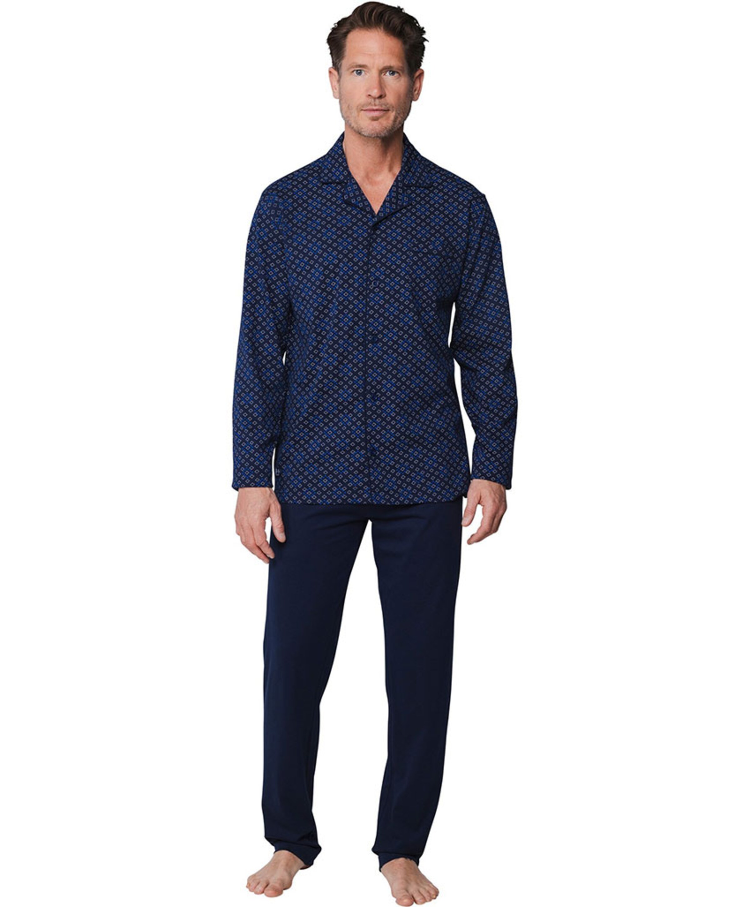 Pastunette Heren pyjamaset blauw
