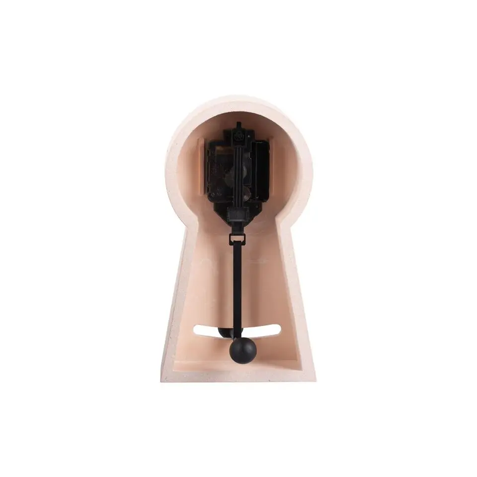 Tafelklok Pendulum - Roze - 25x14x25cm