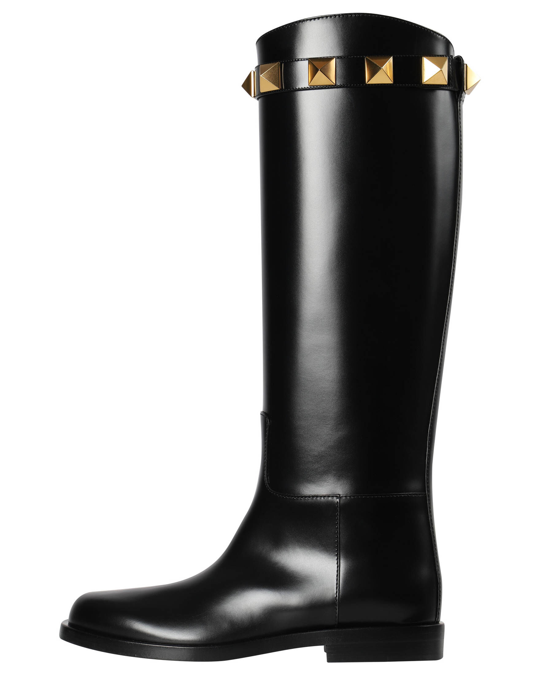 Valentino Garavani| Damen Stiefel aus Kalbsleder ROMAN STUD BOOTS