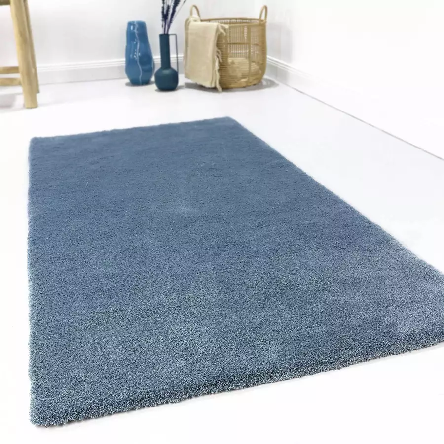 Esprit Hochflorteppich #loft blau