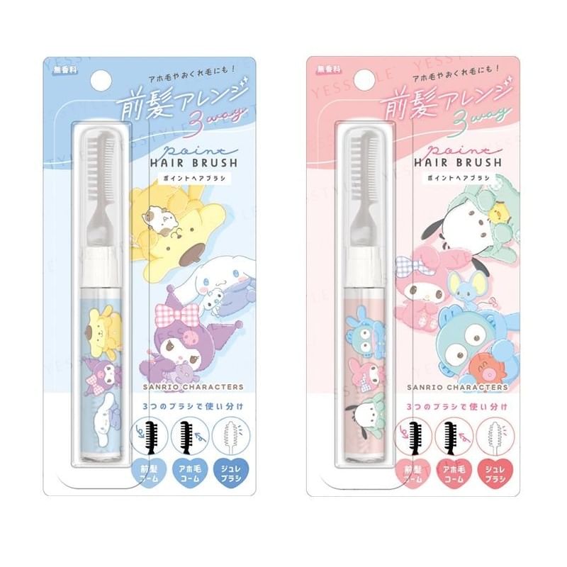 CRUX - Sanrio Characters 3 Way Point Haarborstel Zonder Geur