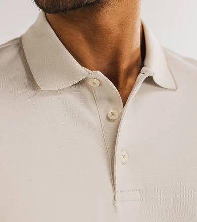 State of Art Poloshirt Piqué Greige 46115400-1400 kopen