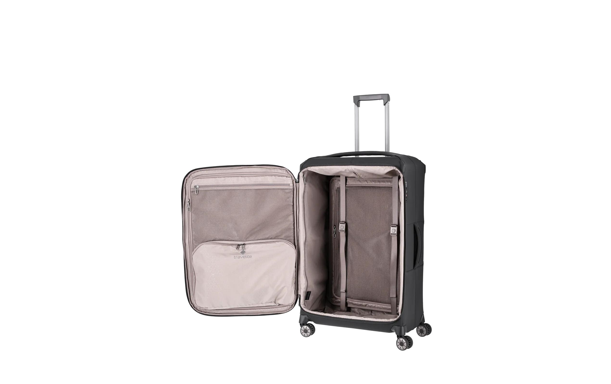 Priima Trolley L erweiterbar, Schwarz<br>Reisekoffer