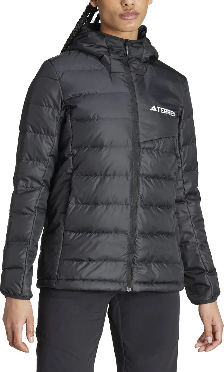 Adidas Women's Terrex Multi Light Down Hooded Jacka Black