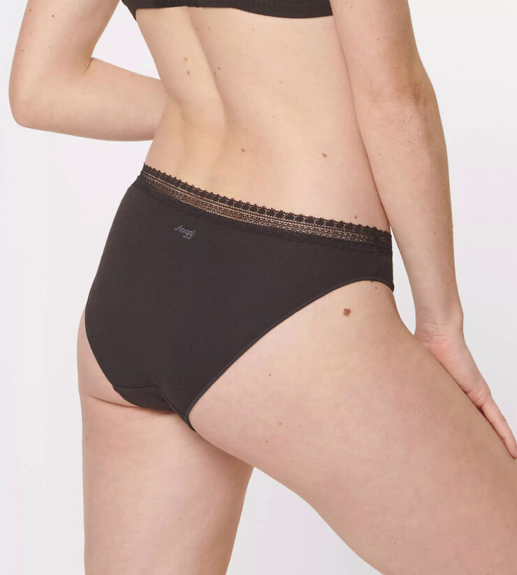 Sloggi sloggi GO Ribbed R Tai C2P Black