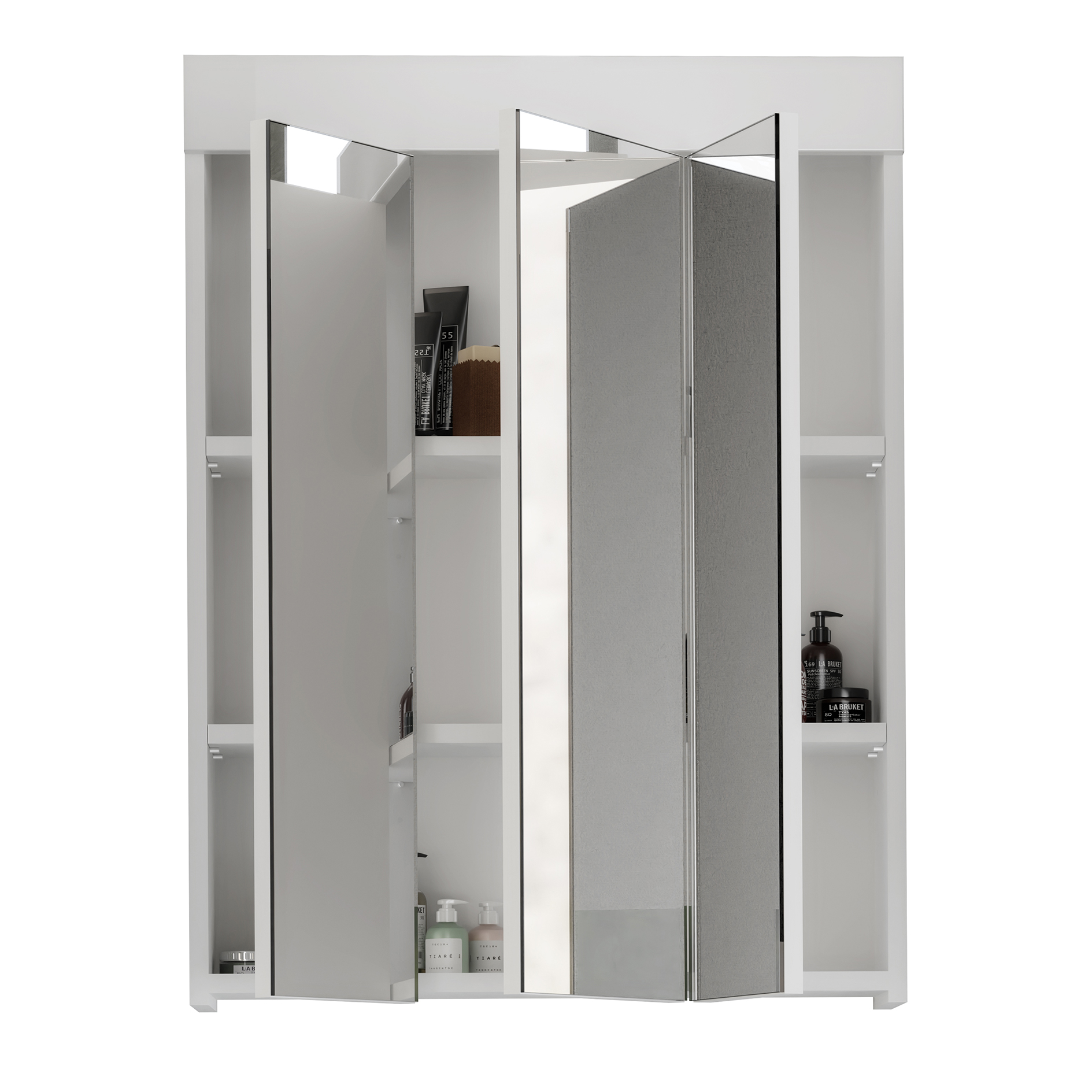 Spiegelschrank SNOW - weiß Hochglanz-weiß