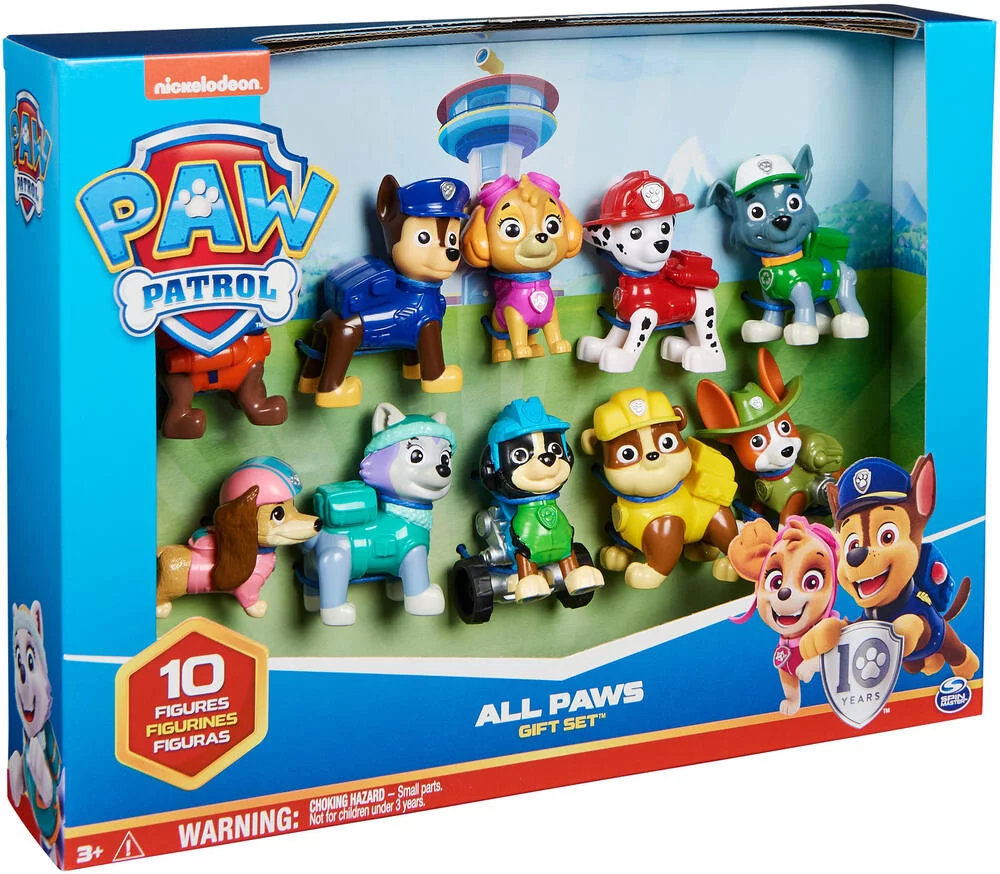 PAT' PATROUILLE - MULTIPACK FIGURINES 10E ANNIVERSAIRE