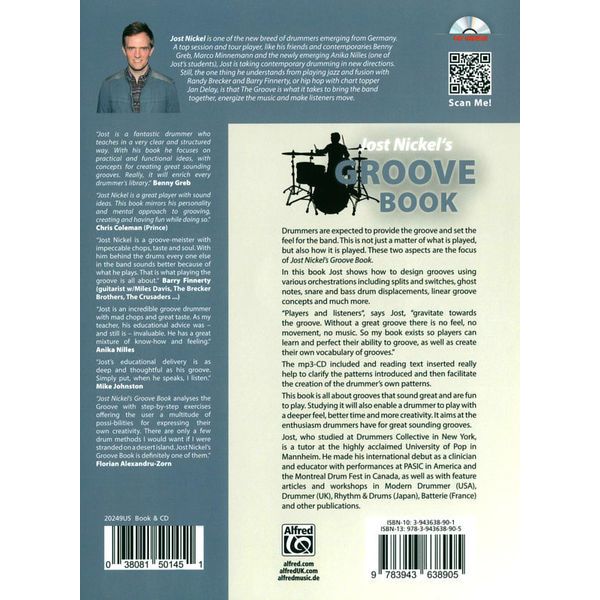 Alfred Music Publishing Jost Nickels Groove Book Engl.
