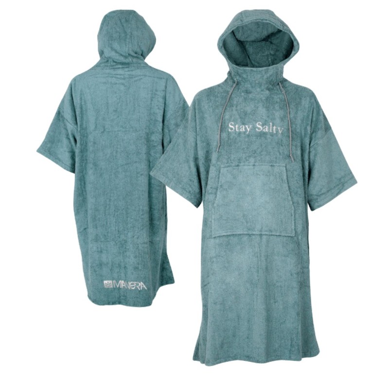 Poncho Manera Bamboo Winter - Steel - The Corner Shop