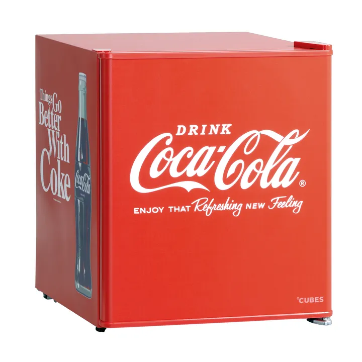 Scandomestic Coca-cola FiftyCube - Køleskab - bredde: 43 cm - dybde: 47.5 cm - højde: 51 cm - 48 liter