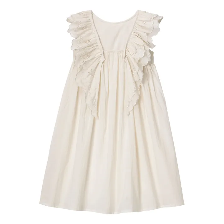 Faune Robe Wren | Blanc/Écru