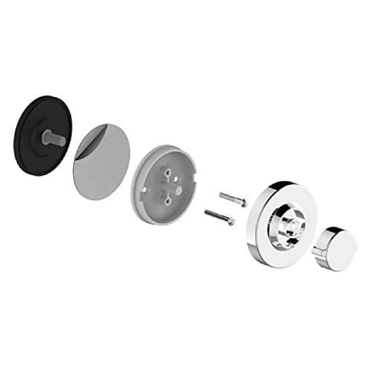 Cornat Barre de porte-serviettes 3in1 - Chrome