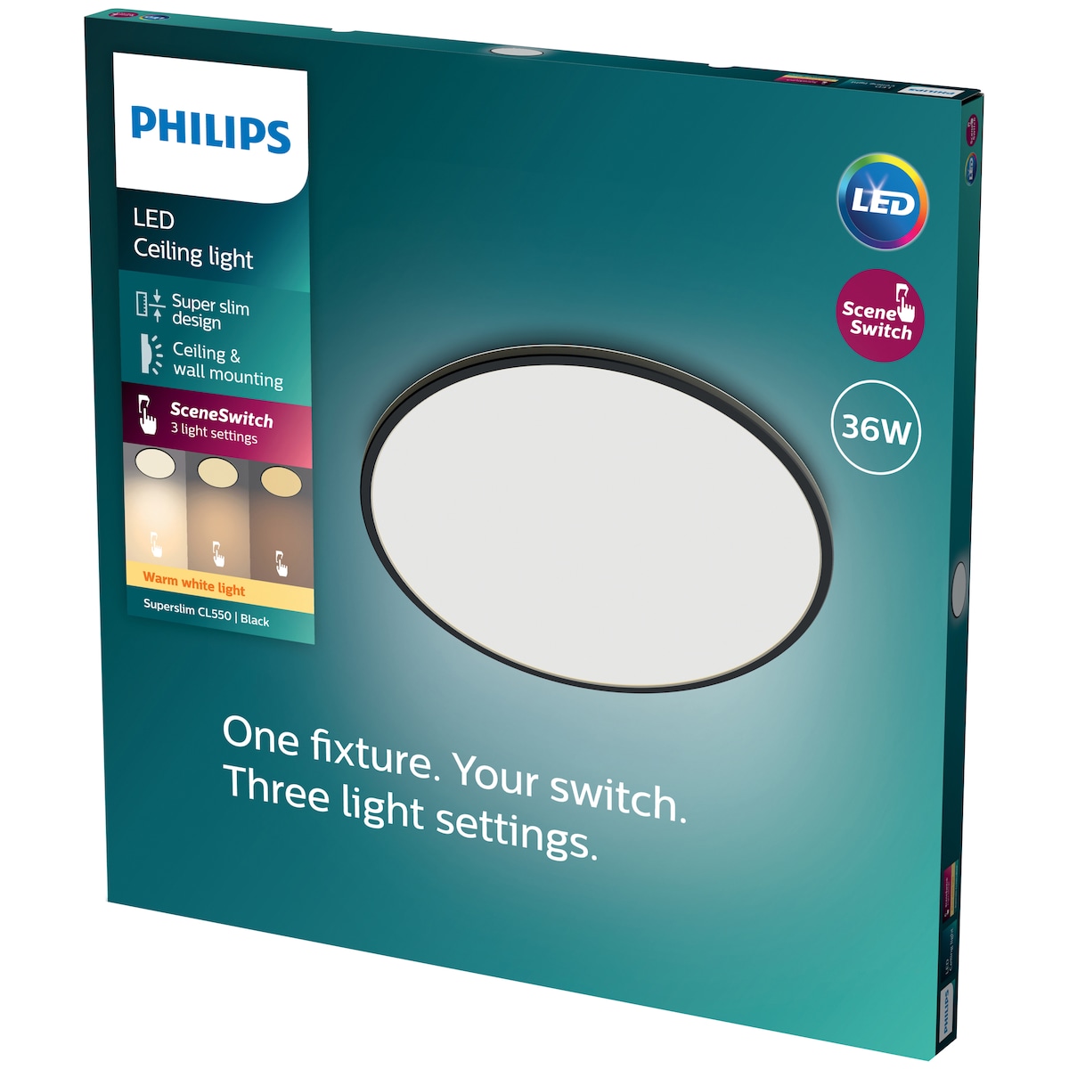 Philips Superslim taklampe 36W