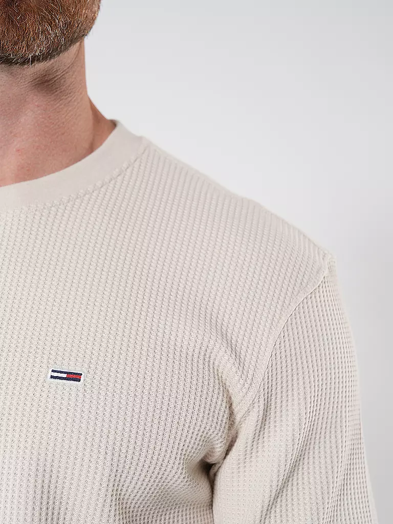 TOMMY JEANS Langarmshirt beige