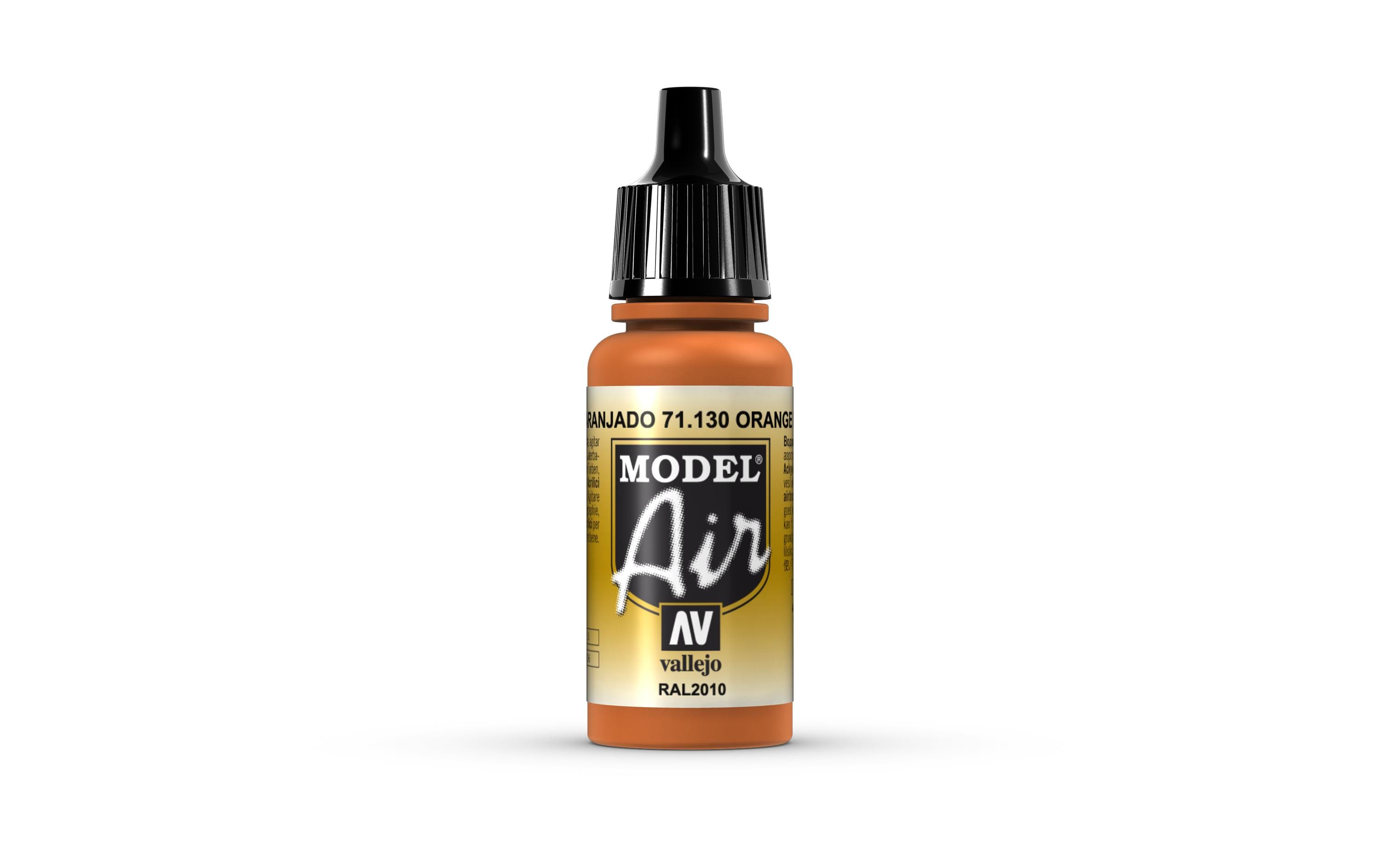 Airbrushfarbe Orange Rust 17 mlAcryl Model Air Color für Airbrush