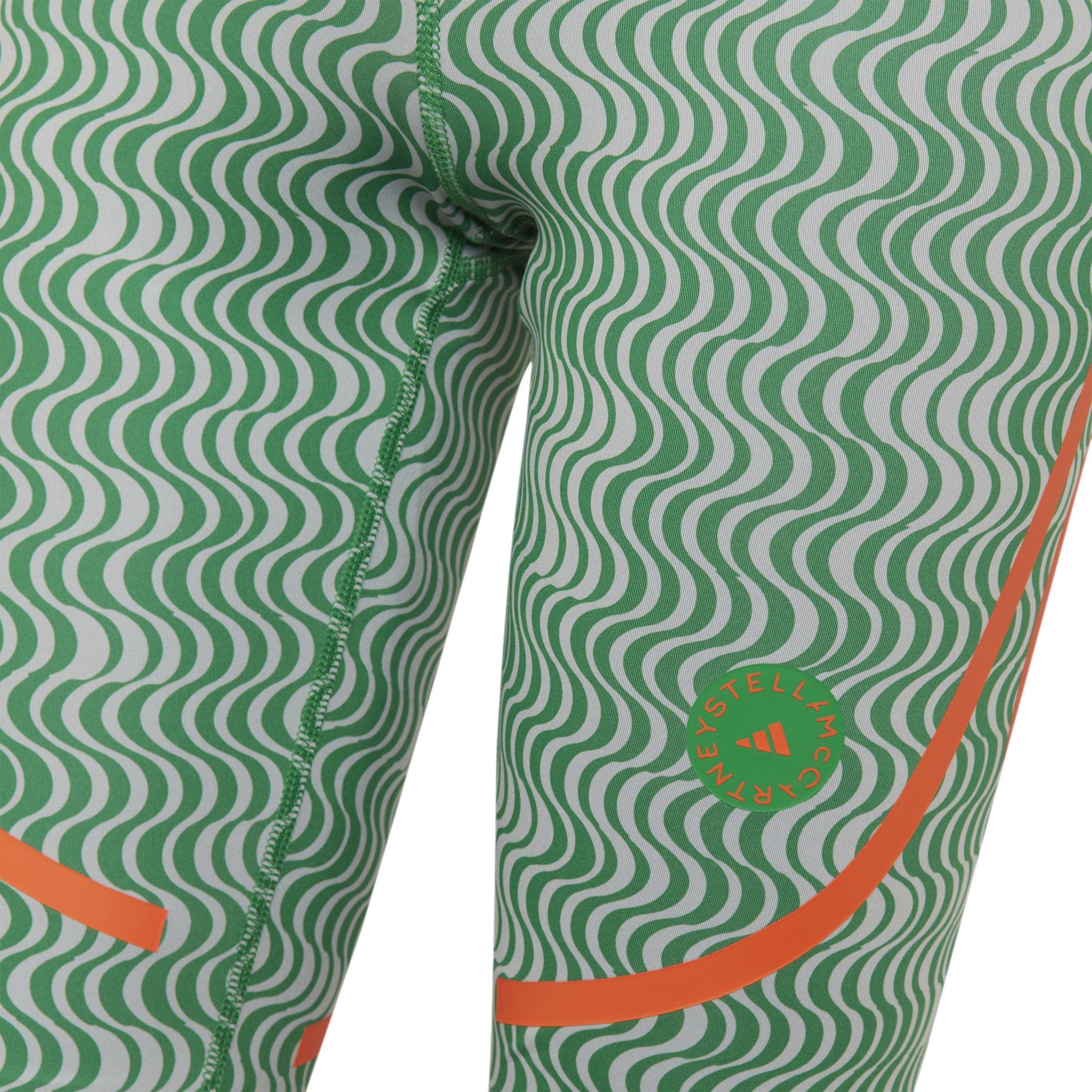 adidas by Stella McCartney Asymmetrical Print Cycling Shorts Womens