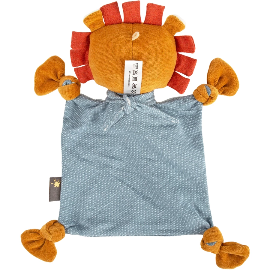 sigikid® Schnuffeltuch Löwe Yellow blauorange