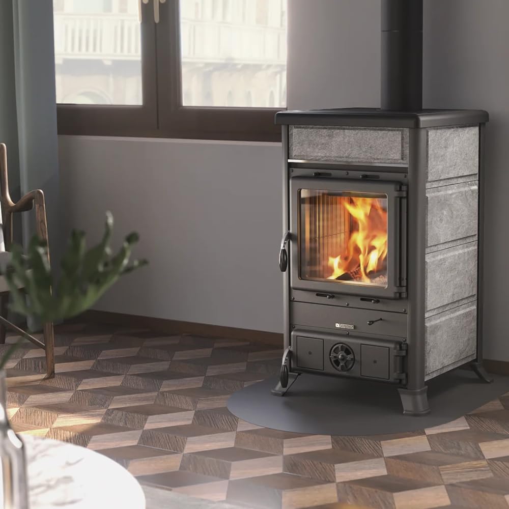 La Nordica Holzofen | ROSSELLA R1.16 PETRA | 9,0 kW | Naturstein